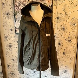 Mazine L Men's Olive Hooded Jacket